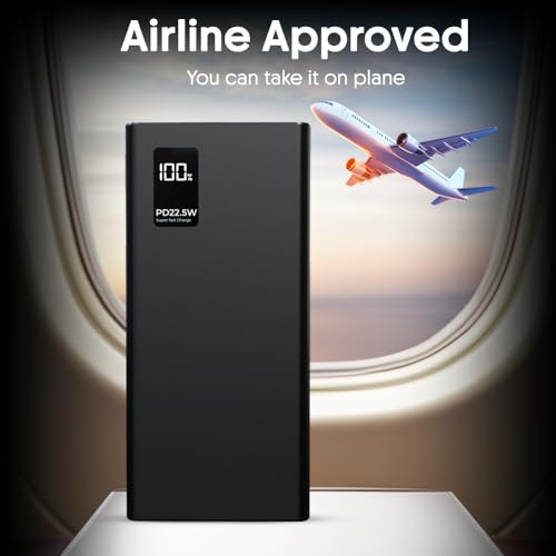 Image of Walta Elite Buddy 10 Power Bank, 10000 mAh, 22.5W Fast Charging, Digital Display, Triple Output Ports, Flight Approved