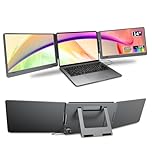 KPKUE Laptop Screen Extender, 14" 1080P FHD IPS Dual Portable Monitor for Laptop, Compatible with 11.6" -15.6" Laptops, One USB-C Cable Plug and Play (Windows only)
