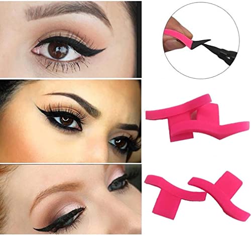 Sello para delineador de ojos U-K 1 par estilo alado miniatura 6