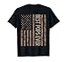 Best Pops Ever US American Flag Funny Grandpa Father's Day T-Shirt