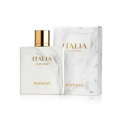 Rayhaan Italia Eau de Parfum 100 ml – Perfume Hombre Dulce Avainillado con Miel y Lavanda