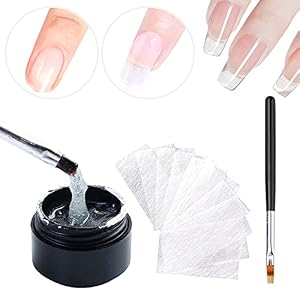 Gzsyy Fiberglas Gel Set mit Seide QX000002 3PCS