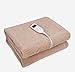 Sanji Coperte Elettriche da Tiro, Coperta Morbida Peluche con Doppio Controllo Termostato per Adulti, Coperte da Letto Materasso Dimensioni Doppie con 3 Livelli di Riscaldamento,1.8 * 1.5m