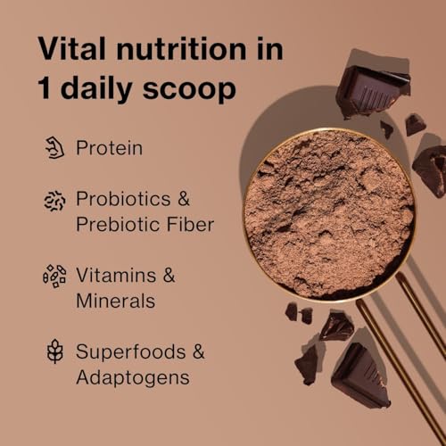 Image of BODi Shakeology 0g Added Sugar Plant Based Protein Powder Blend, Gluten-Free Shake with Vitamins and Minerals - Helps Support Healthy Weight Loss, Lean Muscle, Gut Health, Cafe Latte- 14 Servings