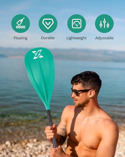 Pagaie de stand up paddle gonflable et surf pour explorer l'océan