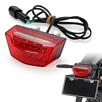 BIUGERCN Motorrad-Rücklicht für Talaria Sting R MX3/R MX4 Talaria X3 XXX E-Ride Pro SS/S Elektro Dirt Bike – rote LED, klare Glaslinse
