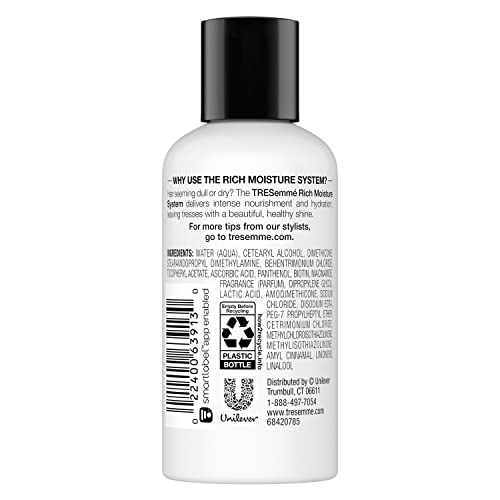 Image of TRESemme Moisture Rich Conditioner, 2 Fl. Oz. (Travel Size), 3 Pack - Value Bundle