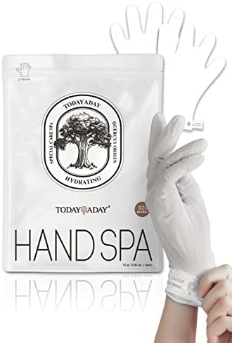 TODAYADAY Smart Sensing Hand Spa 5 Pairs | Hand Moisturizer Gloves for Hand Conditioning | Hand Masks for Dry Cracked Hands | Moisturizing Gloves for Dry Hands | Hydrating Gloves for Hand Care