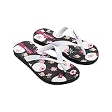 rutschfest Ipanema Classic XI Kids, Black/White/PINK, 33.5 EU