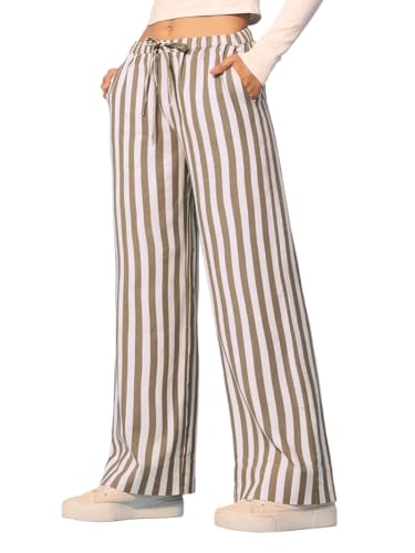 Pantalon de coton lin léger vert olive pour éliminer l'inconfort