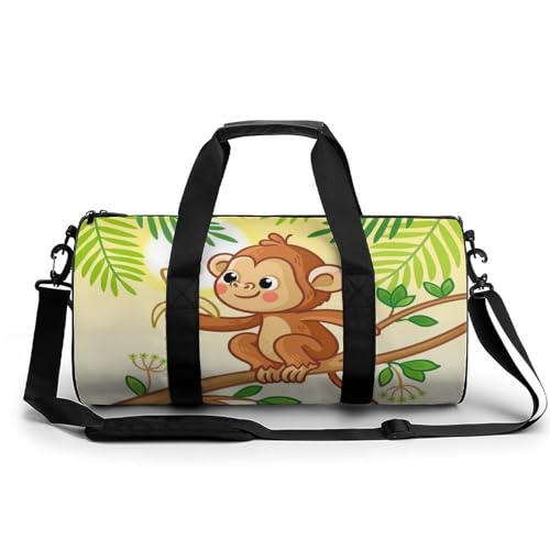Sac de voyage singe mignon pour le camping et la randonnée