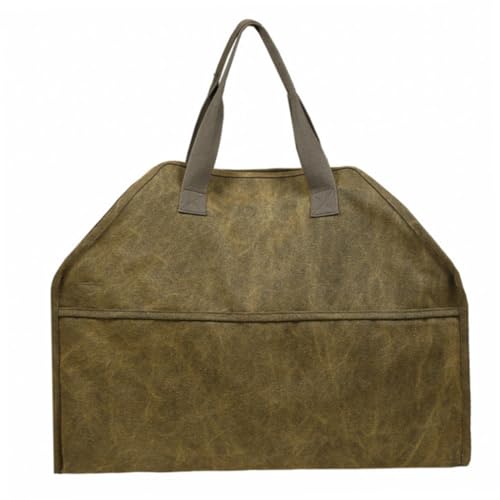 ULTECHNOVO 1 Pieza Bolsa De Lona Para Leña Portátil Estante Para Leña Al Aire Transportador Exterior Registro Lienzo Cámping Totalizador Lona De 16 Amperios
