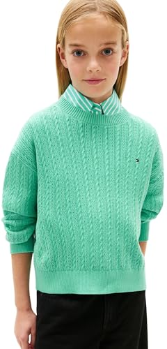 Tommy Hilfiger Chandails Fille : Pull col rond et gilet en maille pour enfant