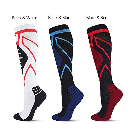 Meias de compressão, Romacci Meias de compressão para homens e mulheres. Meias esportivas profission