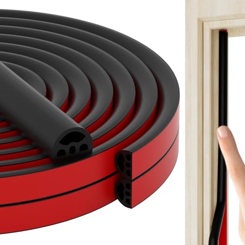 Paraspifferi Porta Guarnizione Autoadesiva Per Porte - Silicone 5m, Antispifferi E Fonoassorbente Guarnizione Paraspifferi - Foto 12