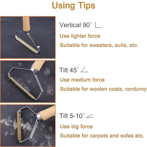 Redreo Fusselrasierer Tierhaarentferner Tragbarer Fusselentferner Lint Remover, Fusselbürste Kleiderbürste für Sweater Woven Coat, Teppich, tierhaar