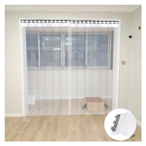 Kit cortina de puerta de PVC transparente que aisla la temperatura en cocinas