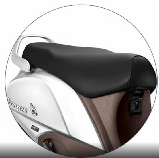 Image of Premium Water Resistant Seat Cover for Suzuki Access 125 Durable Black Stretchable Scooty Seat Protection Cover Design (Black - 5)