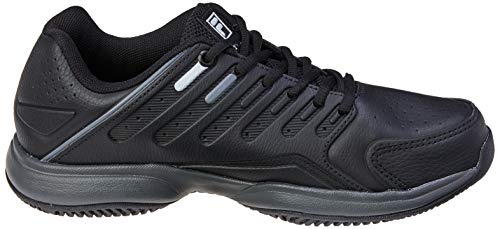 Fila Lugano 6.0, Tênis Masculino, Preto (Preto/Cinza/Branco), 41