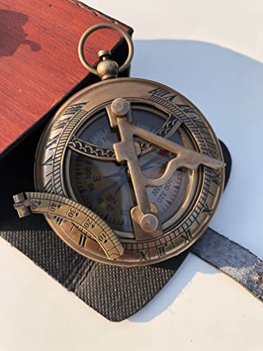 Brújula personalizada de latón portátil miniatura 3