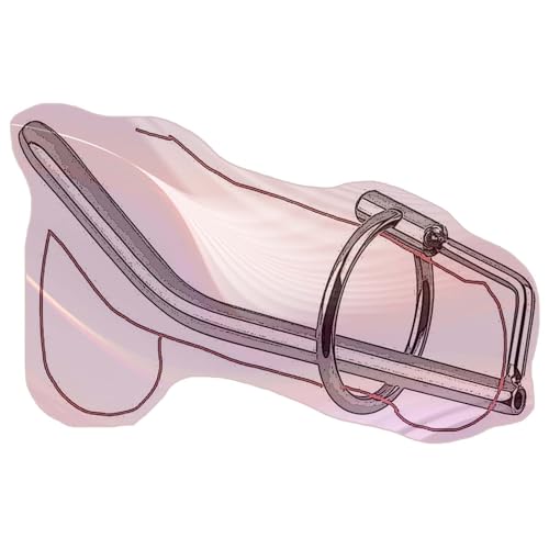 Tige d'entraînement creuse en acier inoxydable, civière de stimulation spéciale pour hommes -D09FR (B:L)