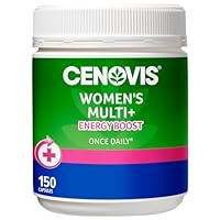 Cenovis Women's Multi + Energy Boost Capsules 150 Daily Multivitamin Supports Energy Levels, Physical Stamina, Nervous System Function, Bone and Teeth Health, Maintains Healthy Immune System Function