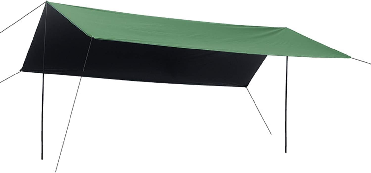 telo per amaca da campeggio, Tenda da campeggio ultraleggera con amaca, tenda da campeggio con telone antipioggia, tenda da campeggio con pali in telone e accessori
