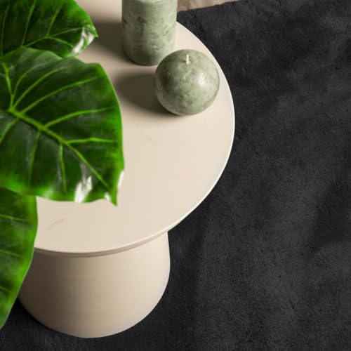 Vidaxl Tappeto A Pelo Corto Huarte Morbido E Lavabile Nero 240X240Cm - 8