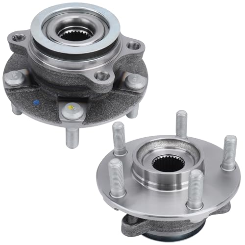 DRIVESTAR 513298 Front Wheel Hub & Bearing Assembly for Nissan Rogue 2008-13/2014-15 Rogue Select/ 2007-12 Sentra, 5 Lug w/ABS (Pair)