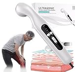 Ultrasound Physiotherapy Device,15 Minute Timing + 3 Gears Adjustable, Physical Therapy - Waist Arm Body Pain Relief Muscle Massager Machine, Effective Radiation Area: 4cm²