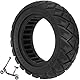 VOLOHAS 9x3,0-5,5 Vollreifen für Kukirin G2 pro, Zero 10X, Dualtron Eagle Pro Elektroroller Ersatzreifen Vollgummireifen Anti-Rutsch Off-Road Solide Reifen Pannensicher (1 Stück)