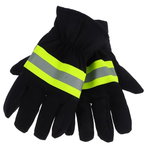 MAGICLULU de Pompier Résistants Chaleur Isolant Ignifuge Protection Thermique pour Travail Coton Polyester Flexibles et