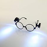 2PCS Universal Flexible LED Clip On Mini Book Reading Light Adjustable LED Night Lamp for Safety Eyeglasses Camping Reader (Glasses NOT Included)