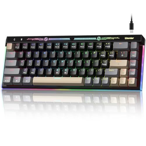 Typehaven VK68 65% Gaming Keyboard, Wired Backlit Mini...