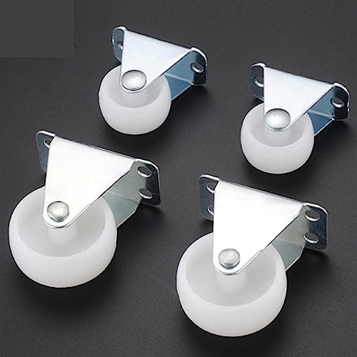 Roulettes pivotantes nylon 40mm roue meuble chariot plateforme rouleau universel