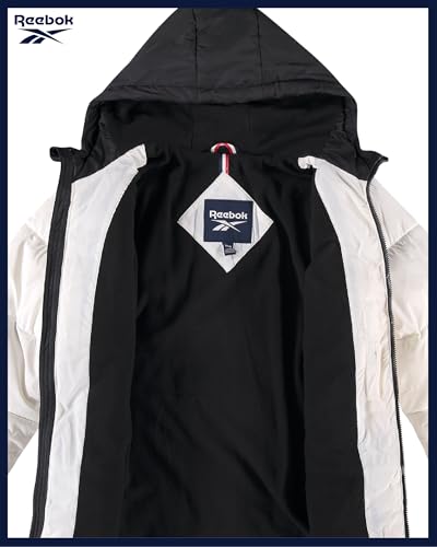 Image of Reebok Mens Winter Jacket - Warm Heavyweight Mens Winter Coat - Wind Water Resistant Insulated Quilted Puffer Jackets for Men