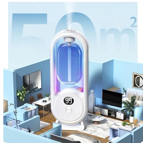 Diffuseur d'huiles essentielles mural rechargeable x3 avec affichage numérique