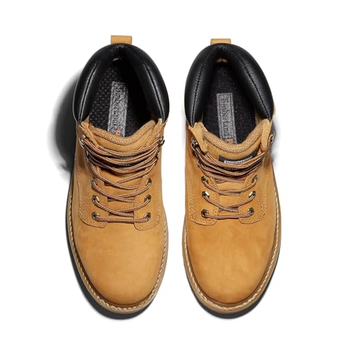 Timberland PRO Timberland PRO Men's Pit Boss 6 Inch Soft Toe Industrial Work Boot, Wheat-2024 New, 8.5