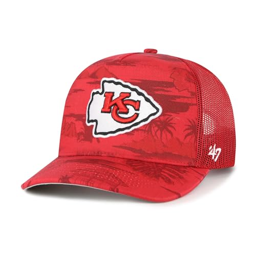 47 Men's Red Kansas City Chiefs Fiji Trucker Adjustable Hat