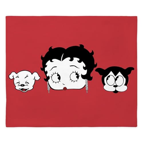 CafePress Betty Boop Faithful Companions King Duvet Cover, Printed Comforter Cover, Unique Bedding