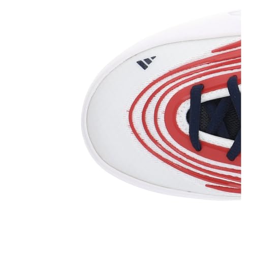 Image of adidas Mens Dame X St. John's University Basketball Sneakers Shoes - Red, White