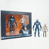 Lost In Space Will Robinson & Robot Action Figure 2-Pack Set, Premium & Realistic Design, Joint Articulated for Play & Display Poses, Collectible