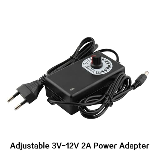 Adaptador de corriente ajustable 12V 2A 24W EU miniatura 3