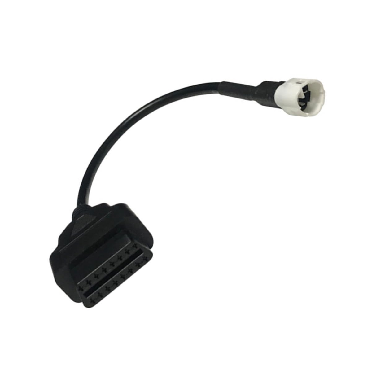 ibasenice3pin Adapter Cable Diagnostic Adapter Cable for Motorcycle Fault Detection Cable for Motorcycle Obd2 Adapter Cable for Motorcycle 3 Pin to 16 Pin Adapter Cable Engine Data Line Abs
