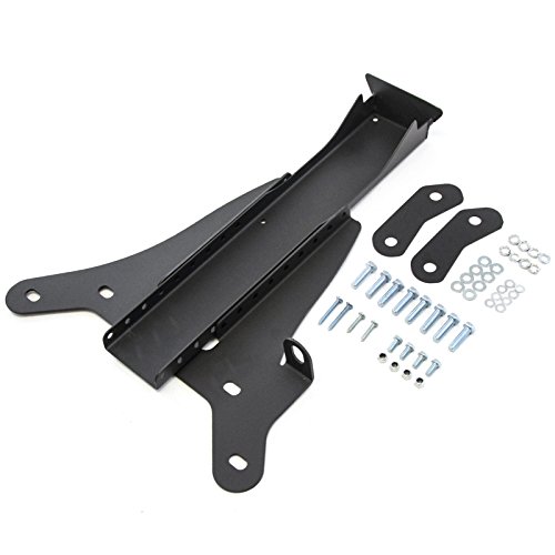 Red Hound Auto 2007-2016 Compatible with Jeep Wrangler JK 3rd Brake Light Extension Adjustable Relocator Bracket
