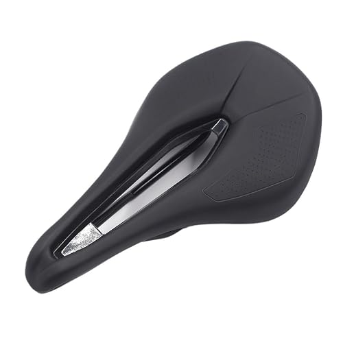 VFdthR Bike Seat Bicycle Saddle Comfort Road Cycling,Mtb Mountain Bike Seat 143mm Black Red Green Accesorios(Black)