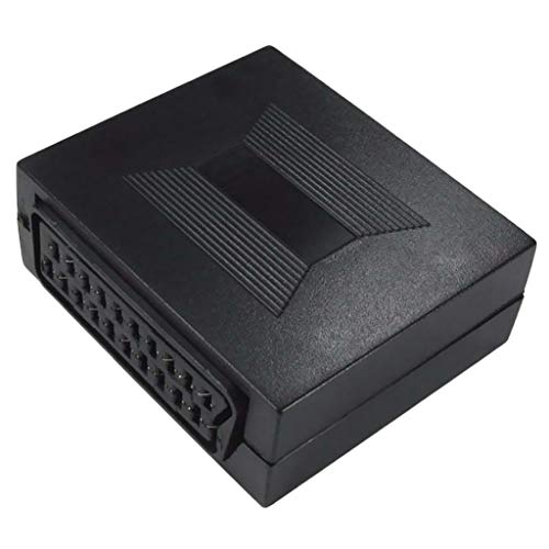 Almencla Female Socket to Socket 21 Pin SCART Joiner Coupler Adapter Join Two Scart Cables Together
