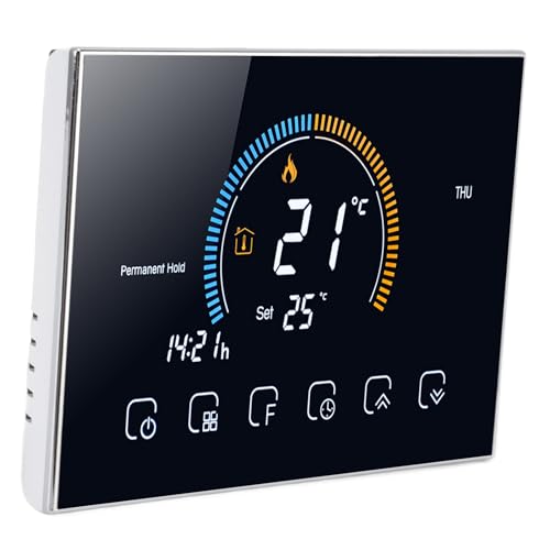Generic Termostato Inteligente, Termostato de Calefacción de Caldera AC 95-240V Control de Aplicación Clase de Protección IP20 para el Hogar