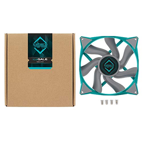 Image of Iceberg Thermal IceGALE 140mm PWM Premium Case Fan (Teal)