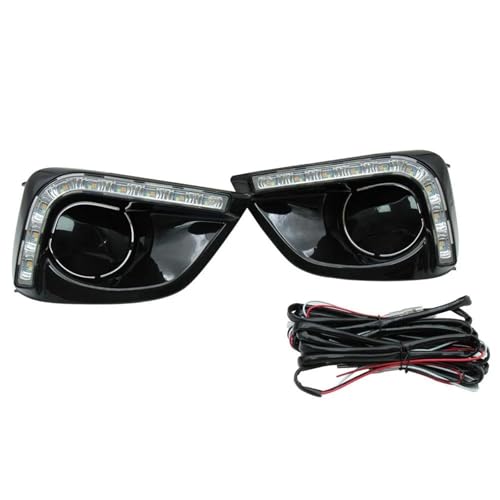Luces LED de circulación diurna para Toyota Vios 2014-2016 intermitentes DRL par